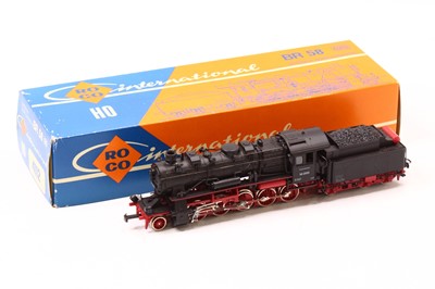 Lot 641 - Roco item No.4112 HO scale BR58 loco & tender,...