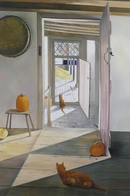 Lot 1229 - Timothy Easton (b.1943) - Chessboard,...