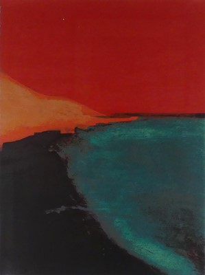 Lot 1172 - Tom Hannick (b.1963) - Yellow Sands 1, silk...