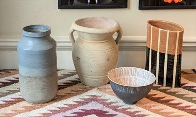 Lot 1051 - Jane Barker (nee Jane Searle) a studio pottery...