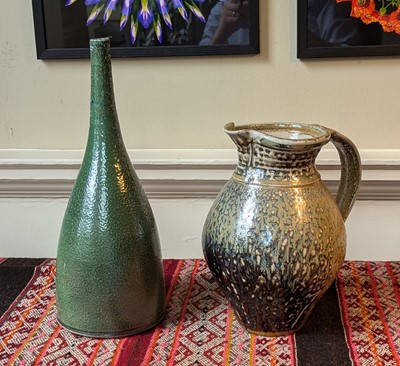 Lot 1054 - Deborah Baynes (1971-1993), a mottled green...