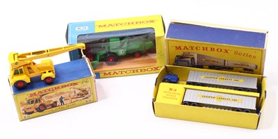 Lot 1693 - A Matchbox Lesney group of three boxed models...