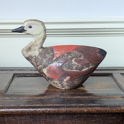 Lot 1034 - Janet Hamer, a studio pottery model of an...