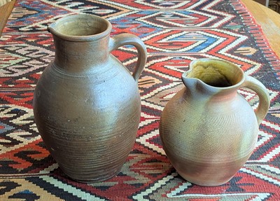 Lot 1035 - A studio pottery jug, the shoulder with...