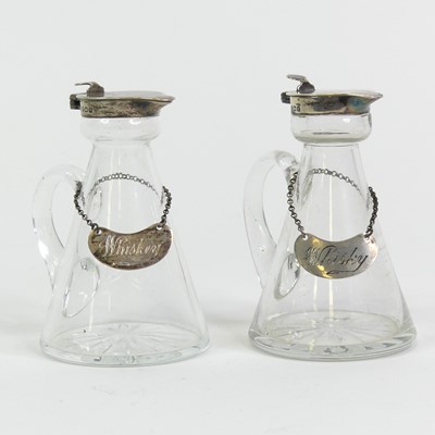 Lot 304 - A matched pair of George V whisky tots, each...