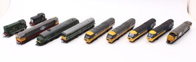 Lot 712 - A collection of unboxed diesel locos,...