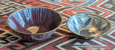 Lot 1049 - Robert Goldsmith, a blue, red & gilt studio...