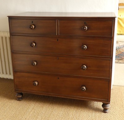 Lot 1326 - An early 19th century mahogany square front...