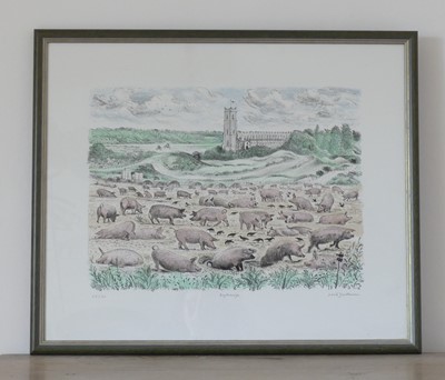 Lot 1177 - David Gentleman (b.1930) - Blythburgh,...