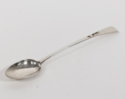 Lot 303 - A George III silver basting spoon, in the...