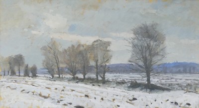 Lot 1179 - Roy Connolly (b.1966) - Frozen Fields, Stour...