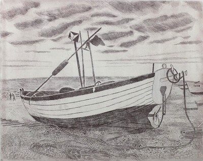 Lot 1225 - Richard Bawden (1936-2024) - The Beach at...