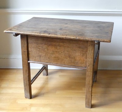 Lot 1283 - A 19th century provincial joined and stained...