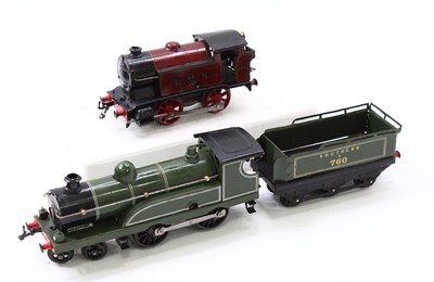 Lot 133 - Two clockwork Hornby locos: 1928-9, No.2 loco...