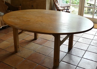 Lot 1286 - David Gregson, contemporary joined blond oak...