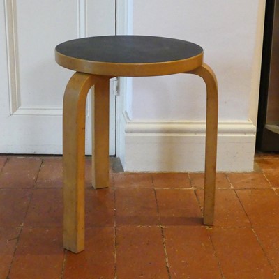 Lot 1300 - After a design by Alvar Aalto Model 60 stool...
