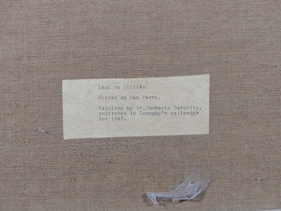 Lot 1141 - Humberto Garavito (1897-1970) - Lago De...