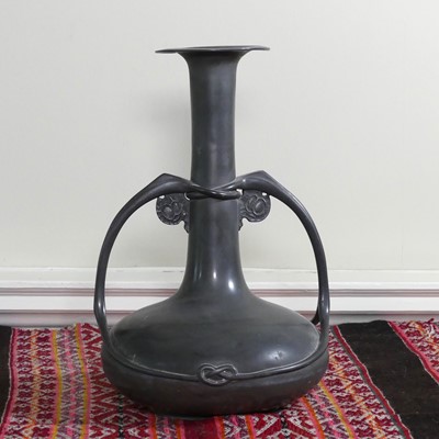 Lot 1088 - David Veazey, an Art Nouveau Tudric pewter...