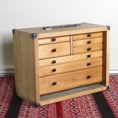 Lot 1282 - A contemporary hardwood and metal mounted...