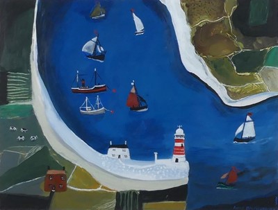 Lot 1180 - Anna Macmiadhachian - A Busy Day in the...