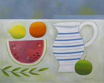 Lot 1221 - Reg Cartwright (b.1938) - Still life with...