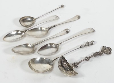 Lot 406 - An Edwardian silver sifting spoon, having a...