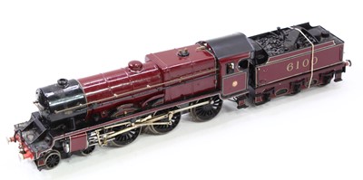 Lot 204 - Kit built coarse scale 3-rail 'Royal Scot'...