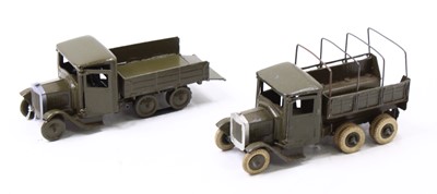 Lot 995 - Britains group of 2 military diecast models to...