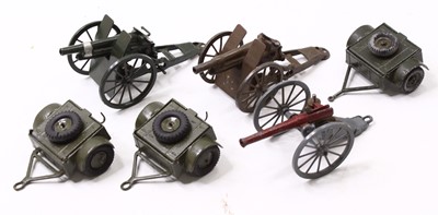 Lot 966 - Britains a loose group of 6 military diecast...