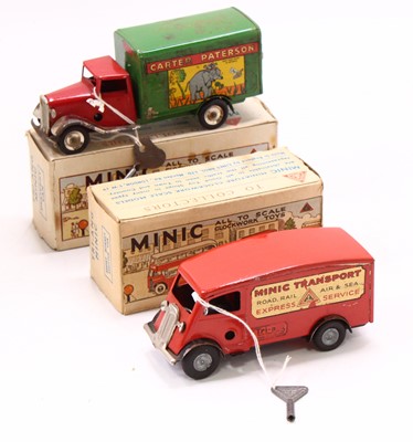 Lot 1919 - Triang Minic Tinplate Clockwork group of 2...