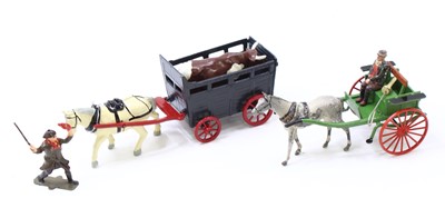 Lot 954 - John Hill Co Bullock Cart comprising white...