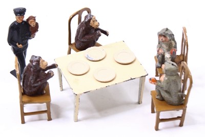 Lot 983 - Taylor and Barett Chimp Tea Party Set...