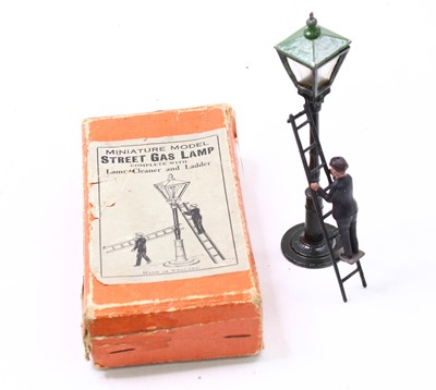 Lot 985 - A Boxed John Hill and Co, Lead Street Gas Lamp...