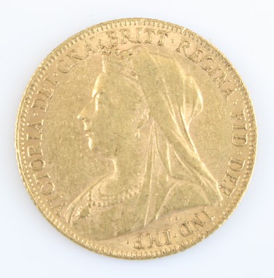 Lot 3213 - Great Britain, 1900 gold full sovereign,...