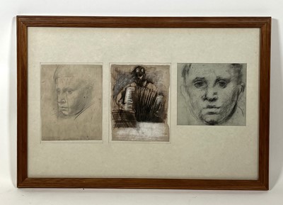 Lot 1052 - Modern British School - study of an accordian...