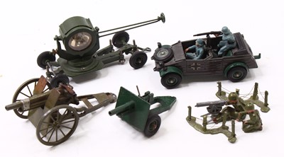 Lot 965 - Britains Small quantity of military diecast to...