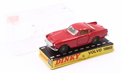 Lot 1185 - Dinky Toys, No.116, Volvo 1800S, red body with...