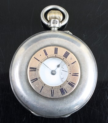 Lot 374 - A late Victorian silver cased gent's half...