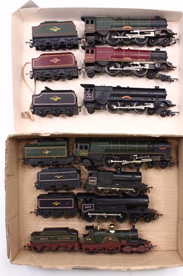 Lot 742 - 7x unboxed 00 gauge Triang locos, to include...