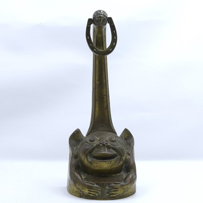 Lot 191 - A William Tonks & Sons brass doorstop, circa...