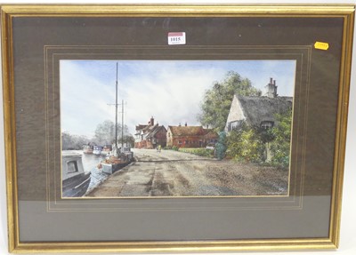 Lot 1015 - Reg Siger (b.1944) - Horning - Norfolk,...