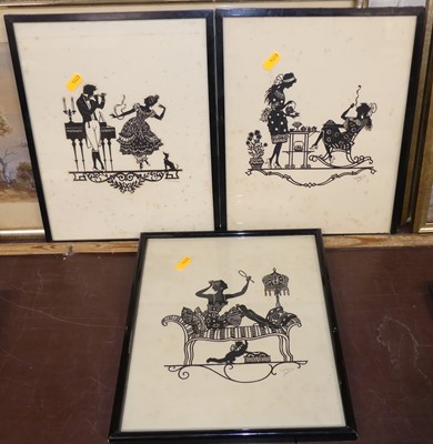 Lot 1042 - Mixed lot to include miniature woodcuts and...