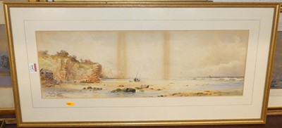 Lot 1047 - S.L. Tayler - Coastal scene, watercolour,...