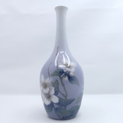 Lot 223 - A Bing & Grondahl porcelain bottle vase,...