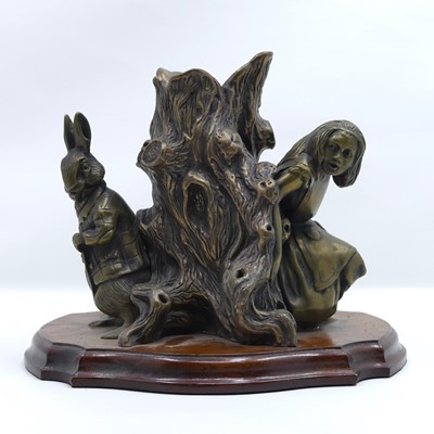 Lot 241 - Chris Thomas - Alice Oaktree Rabbit Vase,...