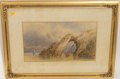 Lot 1068 - Late 19th century English school - Coastal...