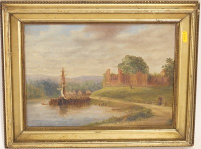 Lot 1071 - Late 19th century English school - River...