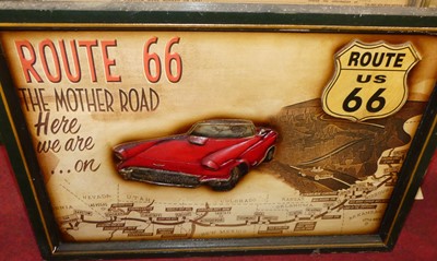 Lot 1089 - A reproduction painted wooden advertising sign...