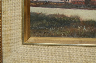 Lot 1103 - James S. Allen - Pair; End of day, Berney Arms,...
