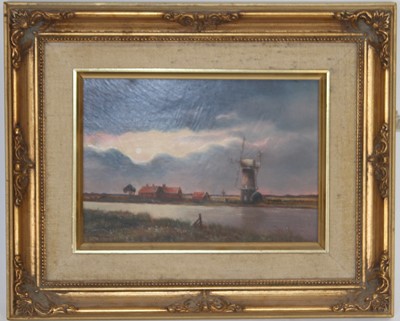 Lot 1103 - James S. Allen - Pair; End of day, Berney Arms,...